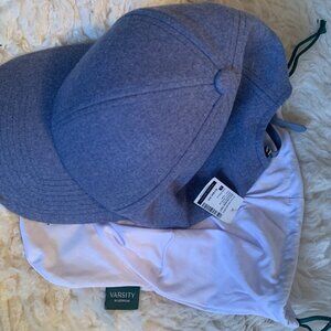 Wool Designer Harry Rosen Baseball Cap with storage cover one size fits all